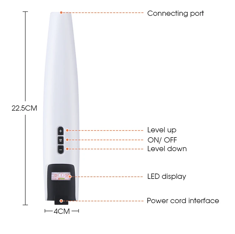 Portable High Frequency Facial Massager High Frequency Beauty Wand for Skin Care
Portable High Frequency Facial Massager High Frequency Beauty Wand for Skin Care