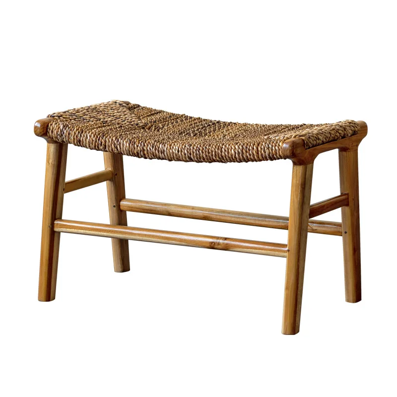 Shoe changing stool Solid wood Nordic rattan pedal Leisure ottoman Dressing stool Straw low stool
Shoe changing stool Solid wood Nordic rattan pedal Leisure ottoman Dressing stool Straw low stool