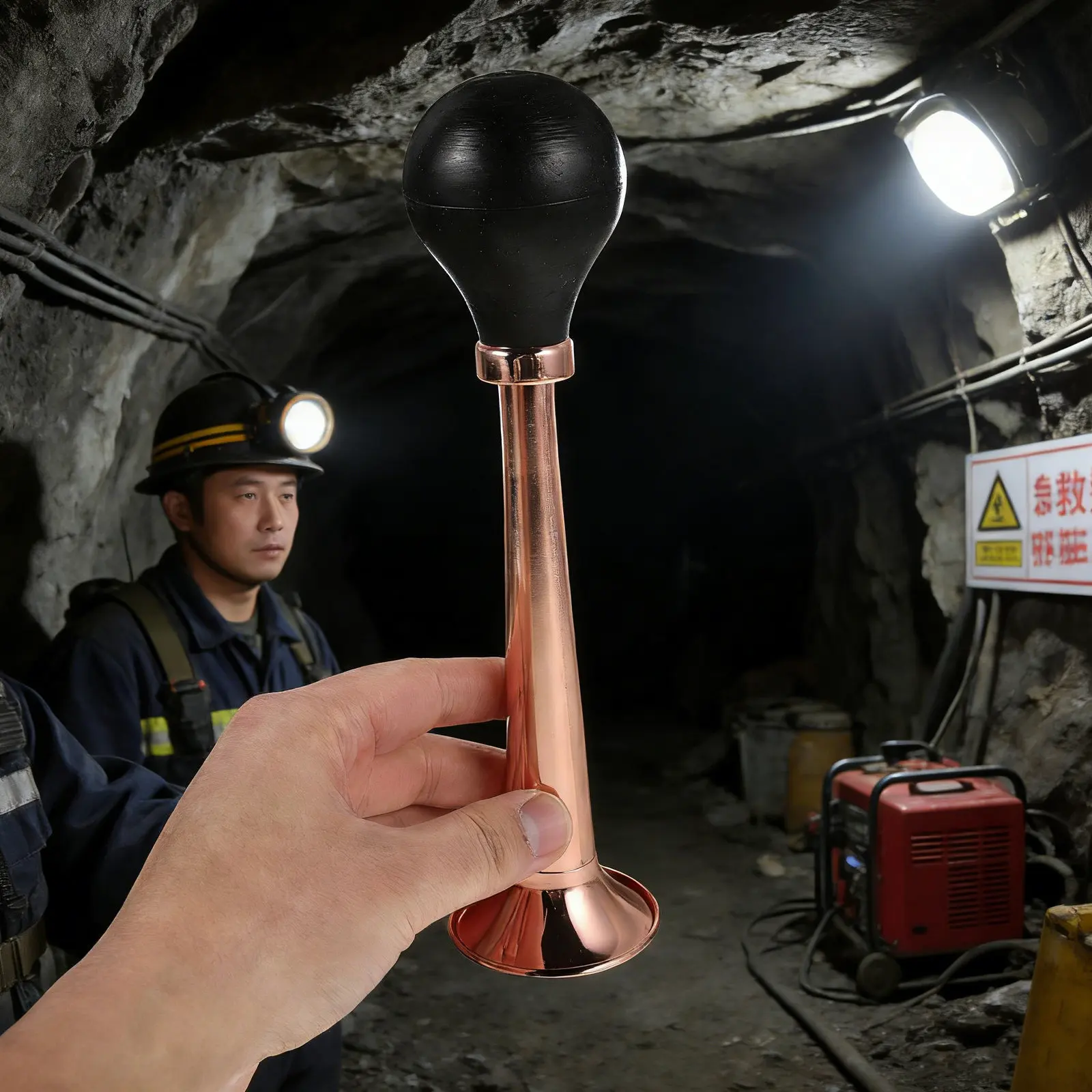 Brass Bugle Style Trumpet Emergency Air Horn Loud Manual Squeeze Horn for Railway Patrol Mining Rescue Outdoor Camping Disaster
Brass Bugle Style Trumpet Emergency Air Horn Loud Manual Squeeze Horn for Railway Patrol Mining Rescue Outdoor Camping Disaster
