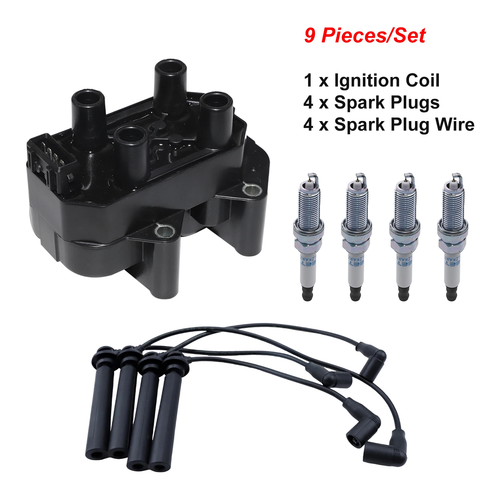 Ignition Coil Spark Plug Wires Kit For CHANGAN CS35(S101) 1.6L 2012- EADO DT 1.6L 2017- XT ALSVIN LINMAX OSHAN A800 LANDWIND X2
Ignition Coil Spark Plug Wires Kit For CHANGAN CS35(S101) 1.6L 2012- EADO DT 1.6L 2017- XT ALSVIN LINMAX OSHAN A800 LANDWIND X2