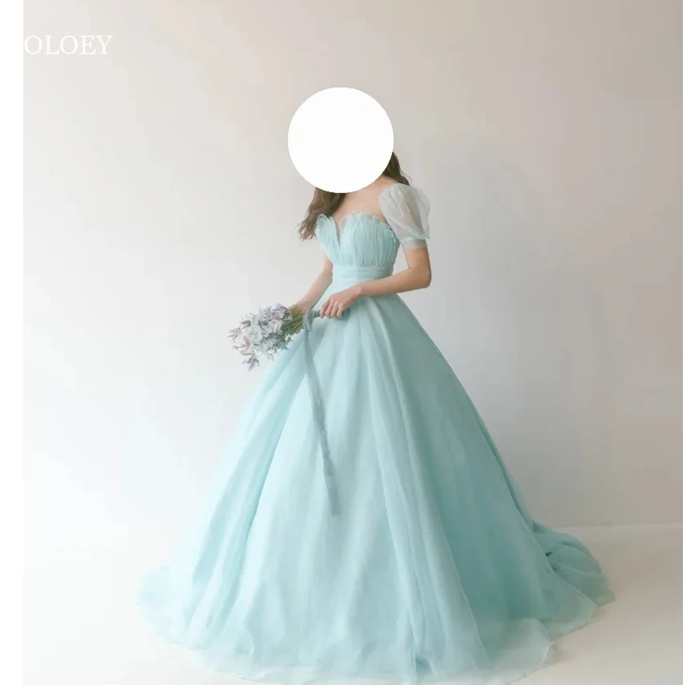 OLOEY Fairy Tulle A Line Korea Evening Dresses Wedding Photo shoot Puff Short Sleeves Princess Party Bride Gowns Customized
OLOEY Fairy Tulle A Line Korea Evening Dresses Wedding Photo shoot Puff Short Sleeves Princess Party Bride Gowns Customized