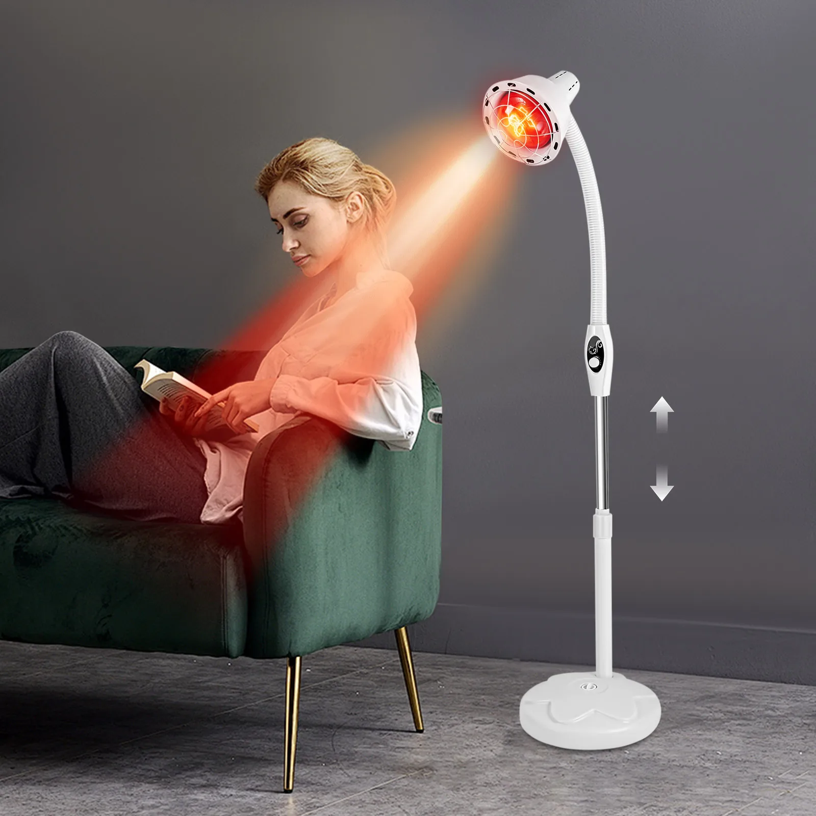 Инфракрасная светотерапия, 275 Вт ближний инфракрасный тепловой светильник, напольная подставка, красный торшер, набор терапевтических ламп, облегчение мышечной боли
Инфракрасная светотерапия, 275 Вт ближний инфракрасный тепловой светильник, напольная подставка, красный торшер, набор терапевтических ламп, облегчение мышечной боли