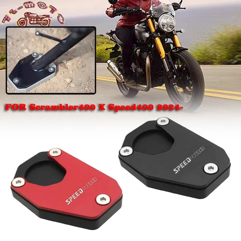 Fit For Scrambler400X Speed400 2024 Motorcycle Aluminum Kickstand Extender Foot Side Stand Pad Speed 400 Extension Support Plate
Fit For Scrambler400X Speed400 2024 Motorcycle Aluminum Kickstand Extender Foot Side Stand Pad Speed 400 Extension Support Plate