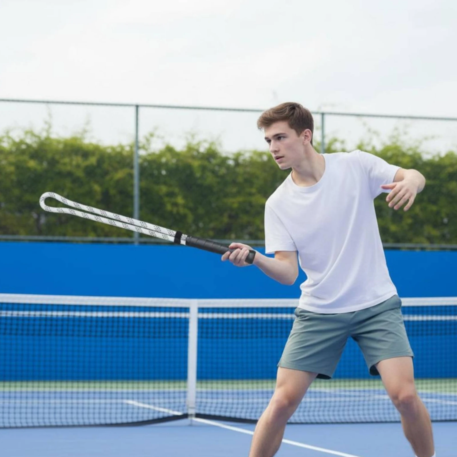 Tennis Swing Coach Builds Muscle Memory Tennis Practice Cord Forehand Backhand Coach Timing and Rhythm Sports Training
Tennis Swing Coach Builds Muscle Memory Tennis Practice Cord Forehand Backhand Coach Timing and Rhythm Sports Training