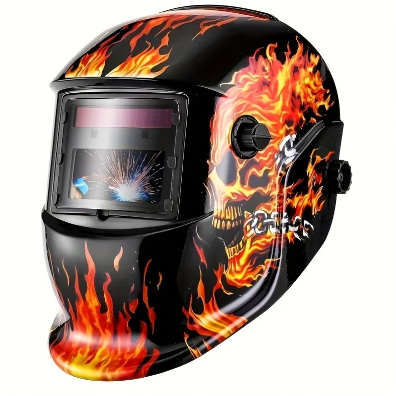 Welding Helmet with Automatic Light Adjustment Powered by Solar Energy, Featuring True Color Technology - Industrial Safety Gear, Protective Equipment, And an Automatic Dimming Mask
Welding Helmet with Automatic Light Adjustment Powered by Solar Energy, Featuring True Color Technology - Industrial Safety Gear, Protective Equipment, And an Automatic Dimming Mask