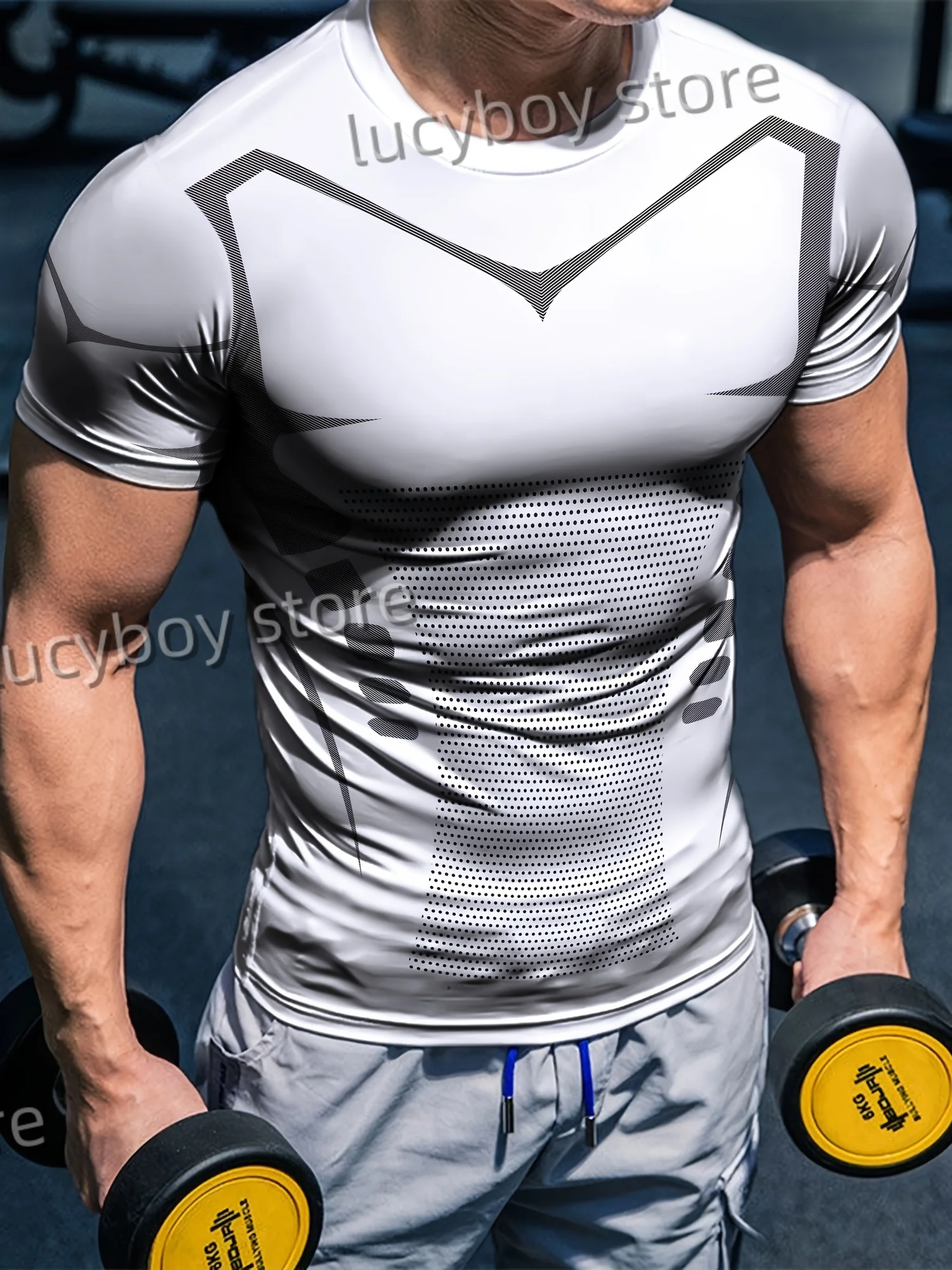 Mens Gym Muscle Training T Shirt Color block Sports Jogging Short Sleeve Tees Quick Drying Running Men Oversized Clothing Tops
Mens Gym Muscle Training T Shirt Color block Sports Jogging Short Sleeve Tees Quick Drying Running Men Oversized Clothing Tops