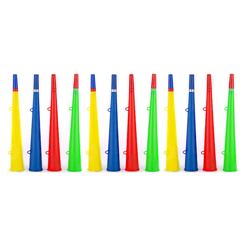 NALFI-12Pcs Stadium Horn Football Fan Horn Trumpet Plastic Sports Event Cheering Props Durable
NALFI-12Pcs Stadium Horn Football Fan Horn Trumpet Plastic Sports Event Cheering Props Durable
