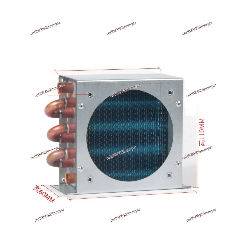 Small shell condenser radiator air-cooled water-cooled fan aluminum fin plus copper tube heat exchanger
Small shell condenser radiator air-cooled water-cooled fan aluminum fin plus copper tube heat exchanger