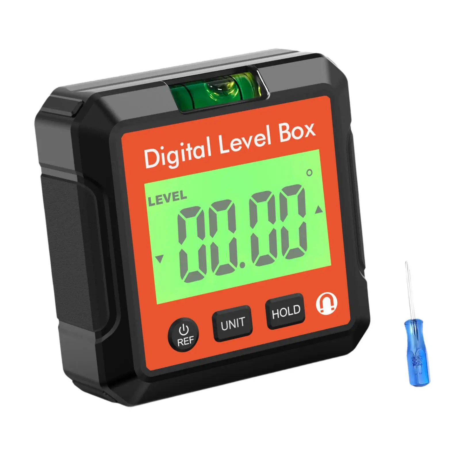 Digital Angle Gauge Digital Level Box with Backlight Measuring Tool Inclinometer for Construction Site Woodworking
Digital Angle Gauge Digital Level Box with Backlight Measuring Tool Inclinometer for Construction Site Woodworking
