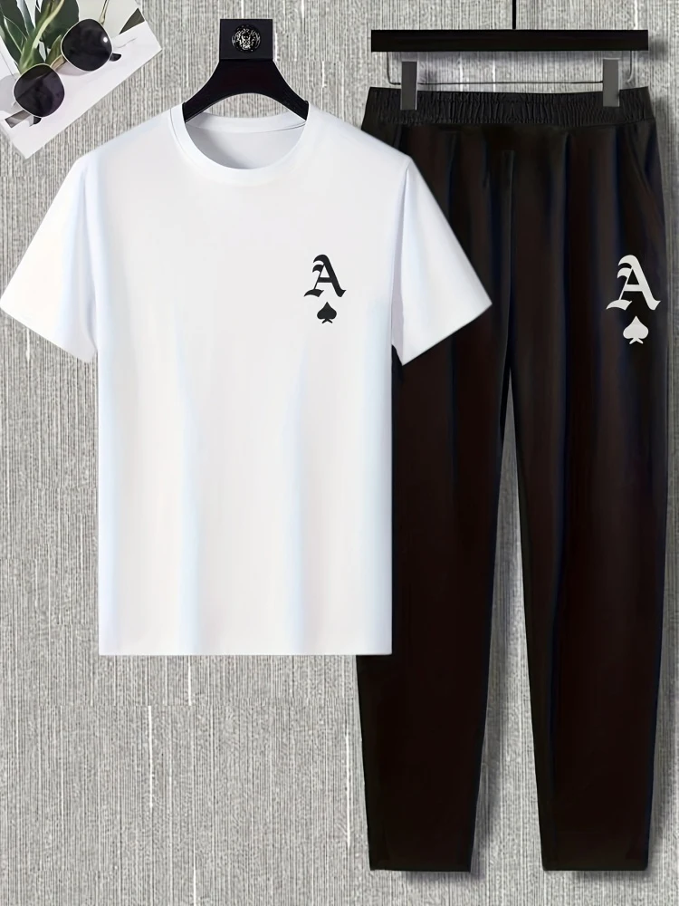Stylish Casual Men's Sports Set Short-Sleeve T-Shirt and Summer Outdoor Pants Two-Piece Set Everyday and Vacation Casual Wear
Stylish Casual Men's Sports Set Short-Sleeve T-Shirt and Summer Outdoor Pants Two-Piece Set Everyday and Vacation Casual Wear