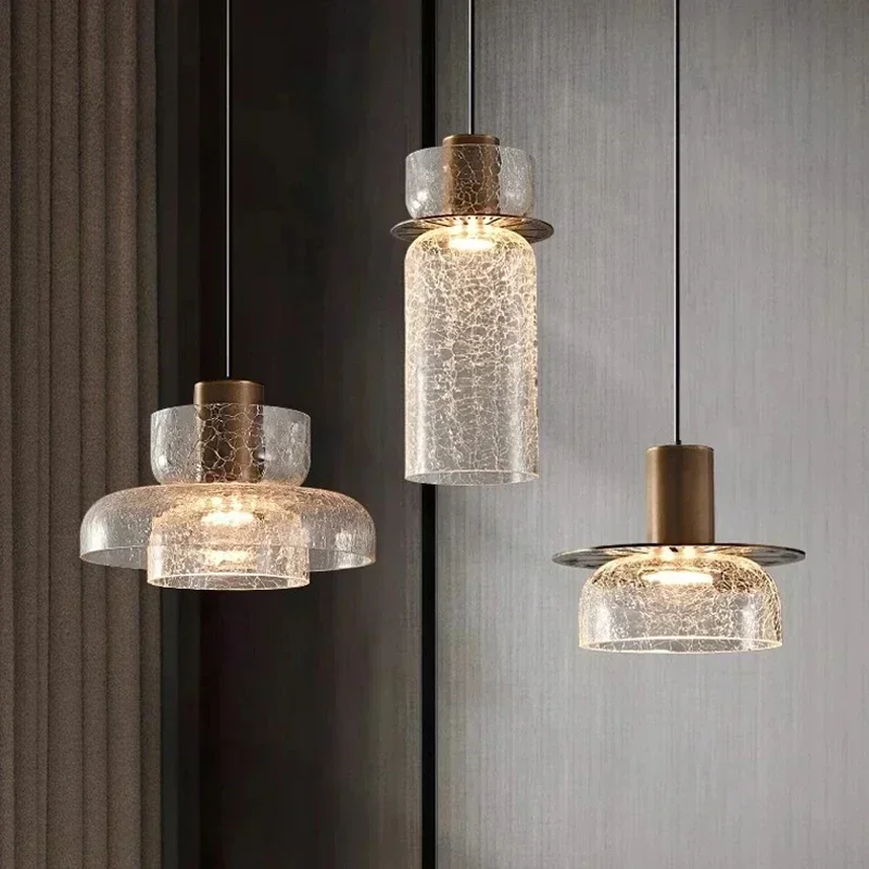 Postmodern Designer Restaurant Chandelier, Light Luxury, Bedroom, Study,retro Artistic Crack Craft Glass Chandelier
Postmodern Designer Restaurant Chandelier, Light Luxury, Bedroom, Study,retro Artistic Crack Craft Glass Chandelier