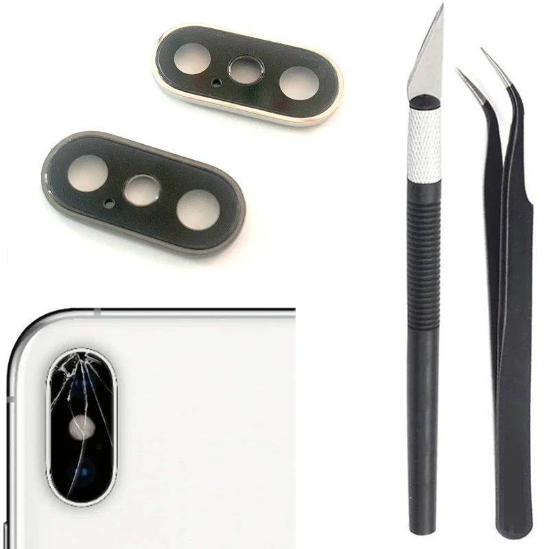 OEM Back Rear Camera Lens with Glass For iPhone X 5.8inch Parts Replacement With Tools Kits
OEM Back Rear Camera Lens with Glass For iPhone X 5.8inch Parts Replacement With Tools Kits