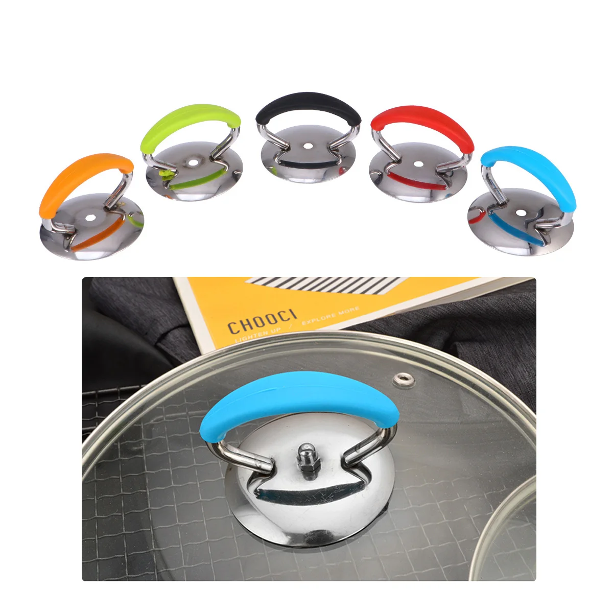 5Pcs Pot Lid H Replacement Universal Kitchen Gadget Easy Clean Insulating Sturdy Fits Cookware Lids Kettle Pan Cover
5Pcs Pot Lid H Replacement Universal Kitchen Gadget Easy Clean Insulating Sturdy Fits Cookware Lids Kettle Pan Cover