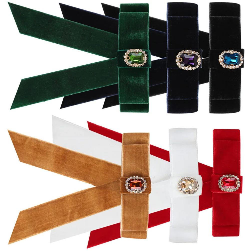 6pcs Velvet Hair Bows Clips Fleece Big Bow Barrettes Red Black Brown White Green Women Girls Decorative Hair Accessories
6pcs Velvet Hair Bows Clips Fleece Big Bow Barrettes Red Black Brown White Green Women Girls Decorative Hair Accessories