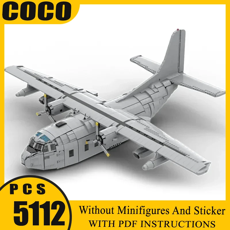 Moc Building Bricks Military Aircraft Model Fairchild C-123K Fighter 1:35 Technology Blocks Gift Christmas Toy DIY Sets Assembly
Moc Building Bricks Military Aircraft Model Fairchild C-123K Fighter 1:35 Technology Blocks Gift Christmas Toy DIY Sets Assembly