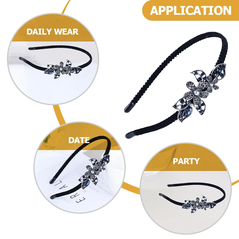 Rhinestone Flower Women Elegant Metal Hair Accessories Hair Hoops Bridal Wedding Headpiece Fashion Jewelry Gift 
Rhinestone Flower Women Elegant Metal Hair Accessories Hair Hoops Bridal Wedding Headpiece Fashion Jewelry Gift