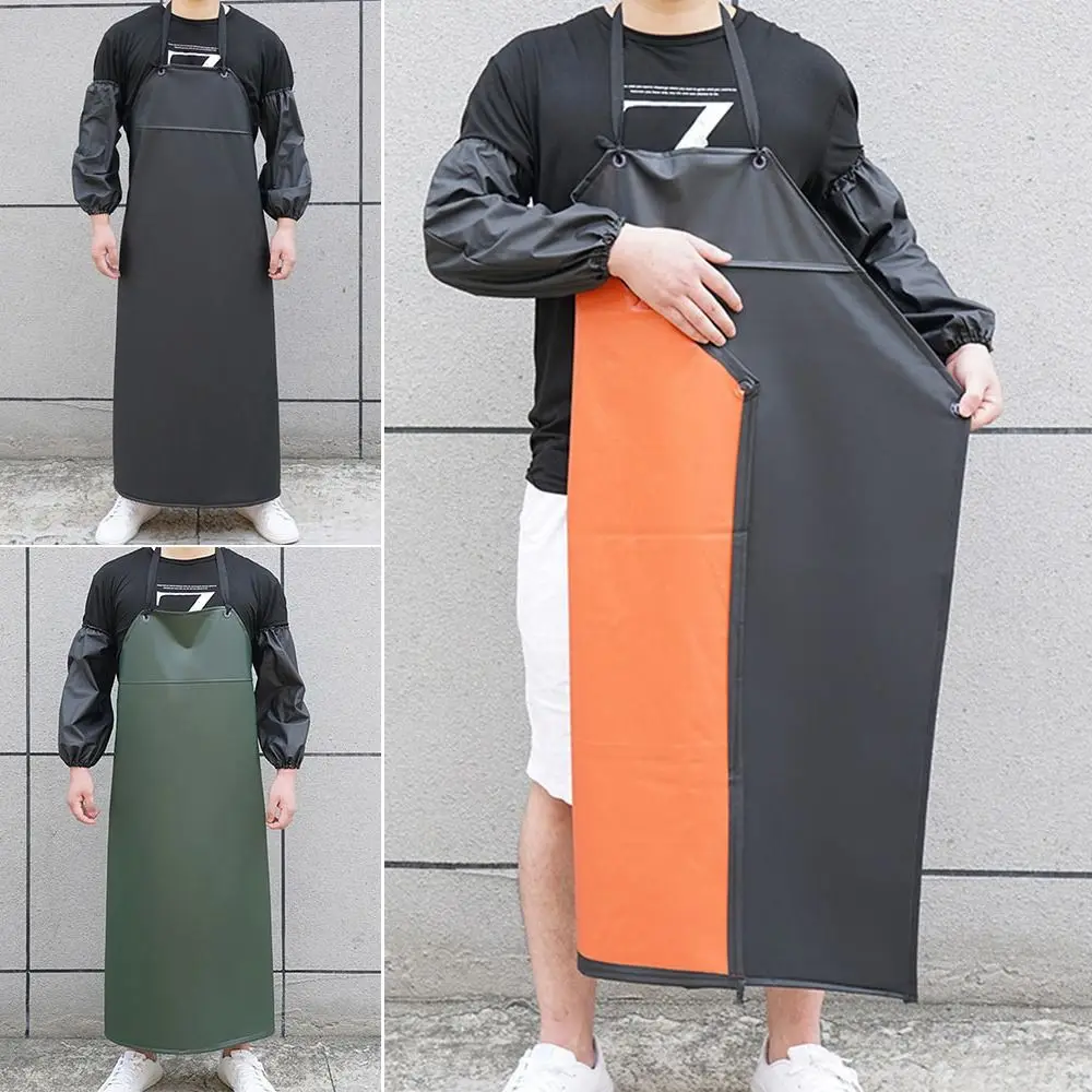 Durable PU Leather Kitchen Apron Black Green Waterproof Cooking Chef Apron Oil-proof Aquatic Butchery Food Apron Home
Durable PU Leather Kitchen Apron Black Green Waterproof Cooking Chef Apron Oil-proof Aquatic Butchery Food Apron Home