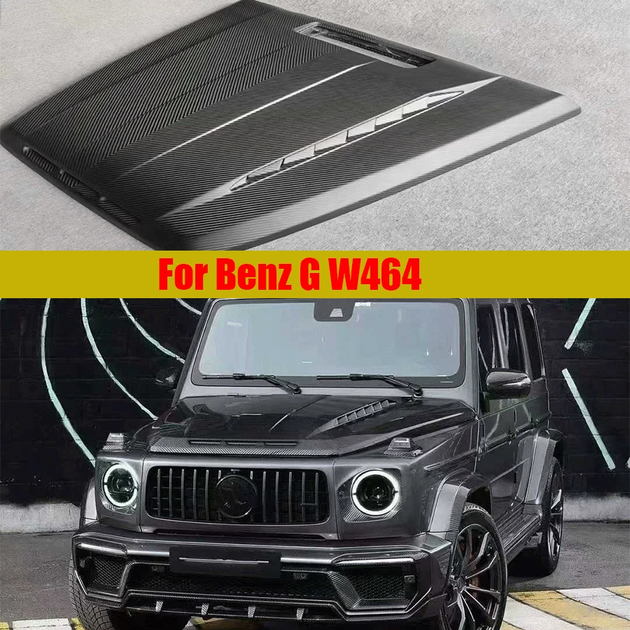 For Mercedes Benz G-Class W464 G63 G500 G550 2019+ Carbon Fiber engine cover Front Hood Hood Ventilation Cover Car Accessories
For Mercedes Benz G-Class W464 G63 G500 G550 2019+ Carbon Fiber engine cover Front Hood Hood Ventilation Cover Car Accessories