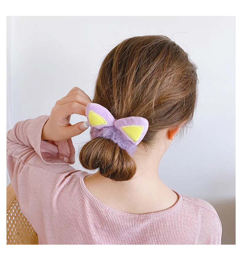Fluffy Cartoon Ear Scrunchie for Kids Fall Winter Warm Velvet Hair Tie High Elasticity Gentle Ponytail Holder Daily Soft
Fluffy Cartoon Ear Scrunchie for Kids Fall Winter Warm Velvet Hair Tie High Elasticity Gentle Ponytail Holder Daily Soft