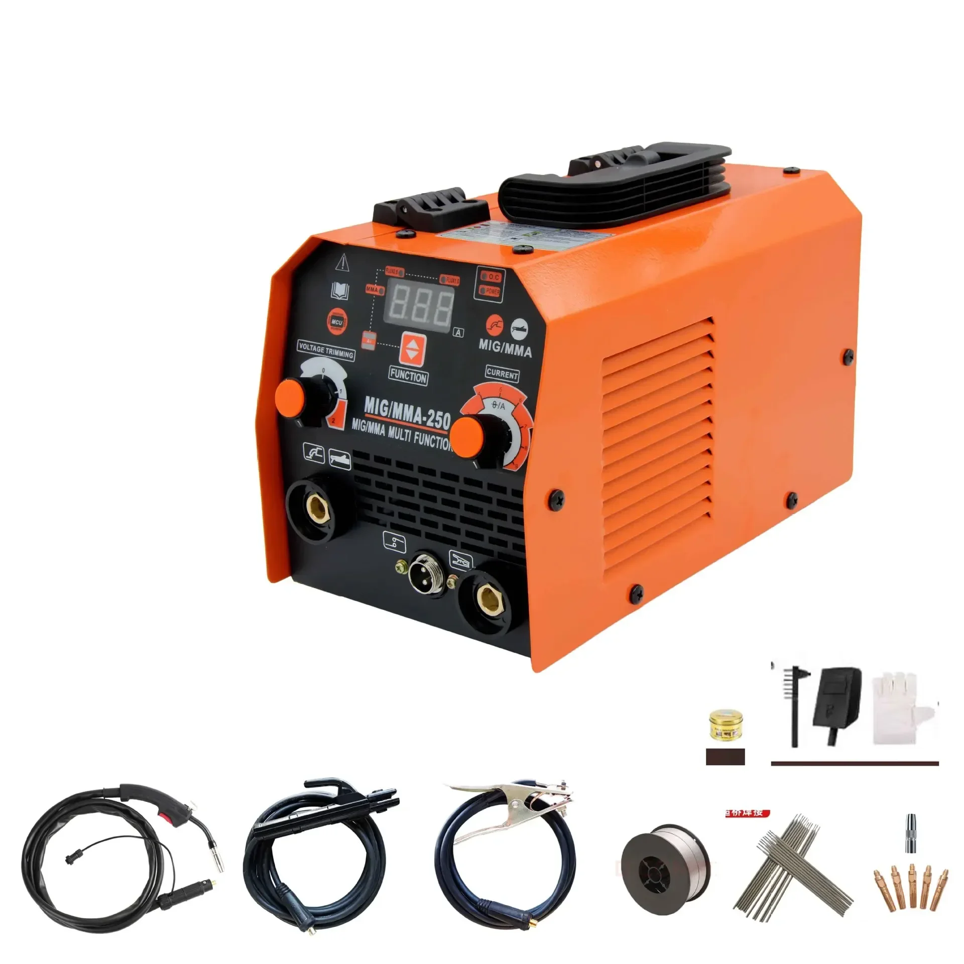 Top QualityMIG/MMA-250 220V Machine Non Gas Shielded Manual Welding Gas Shielded Welding Household Welding Machine American 110V
Top QualityMIG/MMA-250 220V Machine Non Gas Shielded Manual Welding Gas Shielded Welding Household Welding Machine American 110V