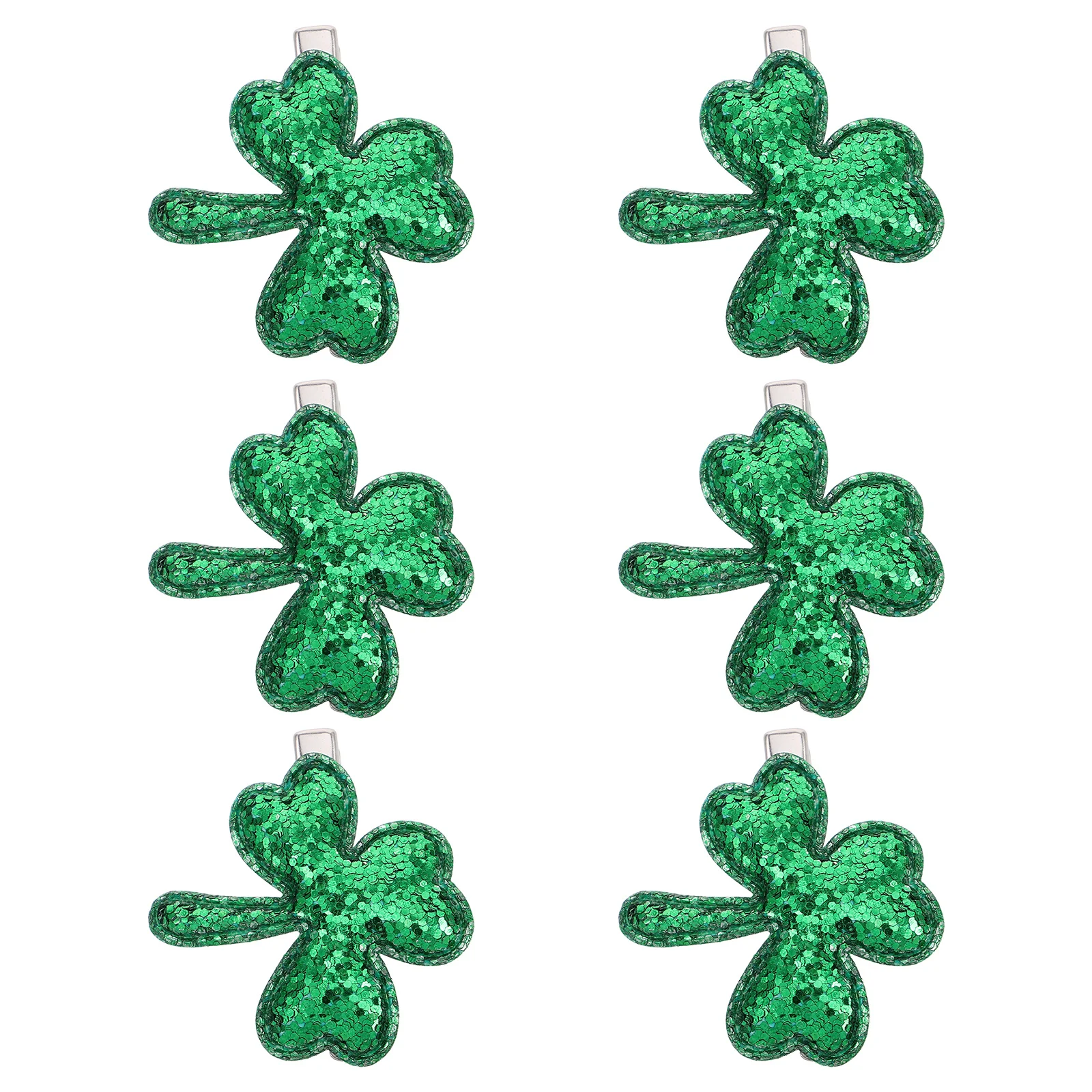6Pcs Shamrock Glitter Hair Clips Irish Themed Party Accessories Sparkly Alligator Clips for Women Holiday Costume Decor
6Pcs Shamrock Glitter Hair Clips Irish Themed Party Accessories Sparkly Alligator Clips for Women Holiday Costume Decor