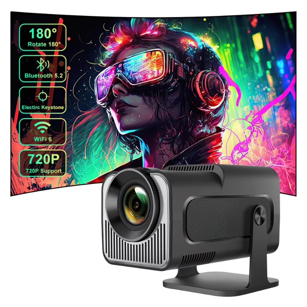 Salange HY320Mini Portable Projector Native 720P Support 4K 8K Video Cinema Outdoor Android 11 Beam Projetor Upgraded Version
Salange HY320Mini Portable Projector Native 720P Support 4K 8K Video Cinema Outdoor Android 11 Beam Projetor Upgraded Version