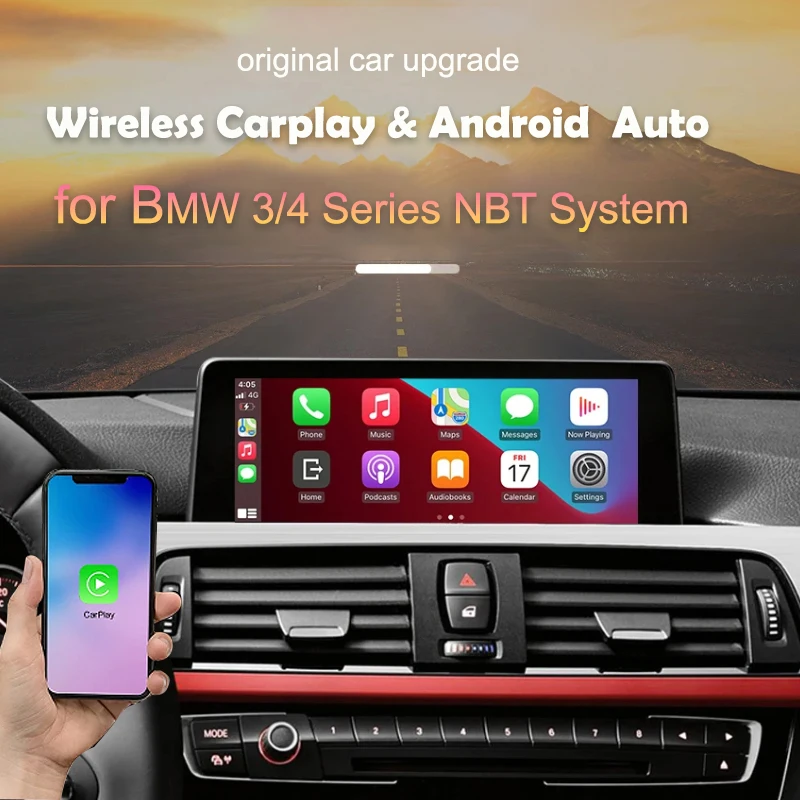 Wireless Carplay Android auto Multimedia Interface Module For BMW 3/4 series F30 F31 F32 F33 F34 F35 F36 NBT System Rear camera
Wireless Carplay Android auto Multimedia Interface Module For BMW 3/4 series F30 F31 F32 F33 F34 F35 F36 NBT System Rear camera