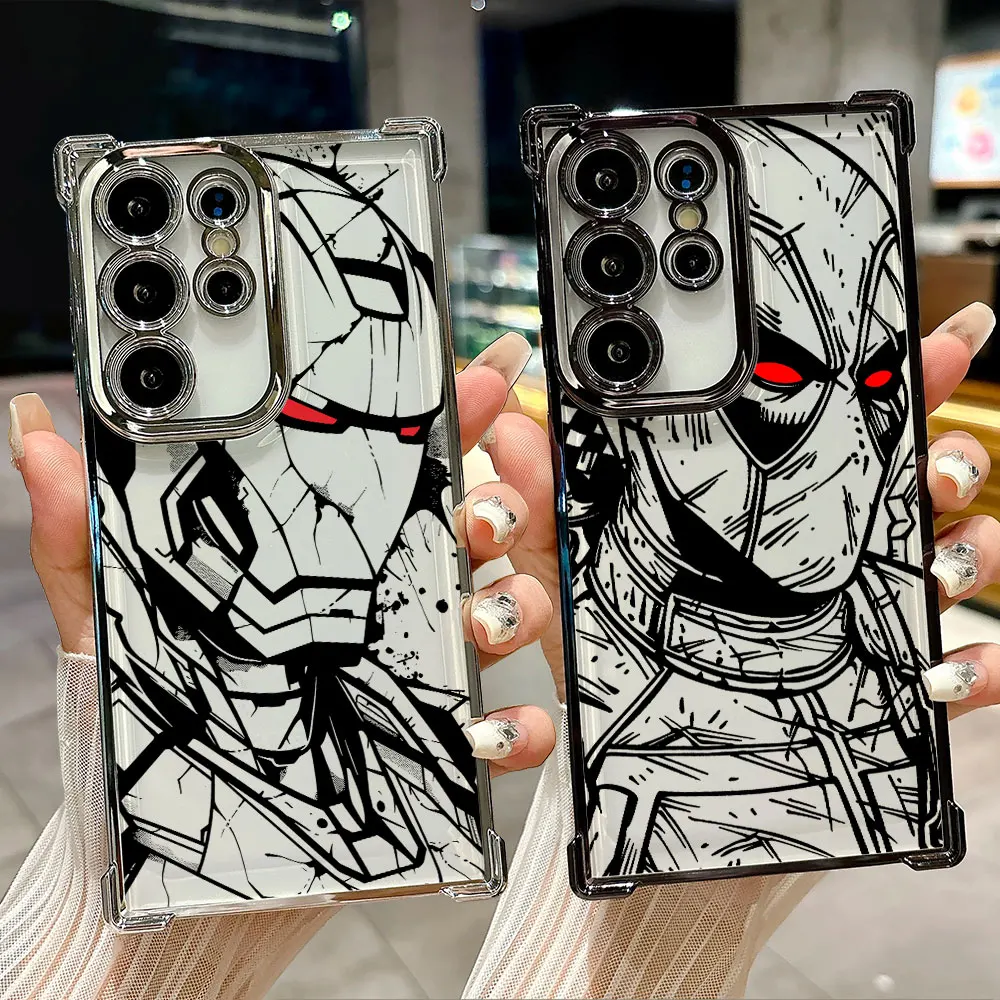 Marvel Art Ironman Case For Samsung Galaxy S26 S25 S26Ultra Edge S24 S23 S22 Plus S21 Ultra FE Soft Shockproof Phone Back Cover
Marvel Art Ironman Case For Samsung Galaxy S26 S25 S26Ultra Edge S24 S23 S22 Plus S21 Ultra FE Soft Shockproof Phone Back Cover