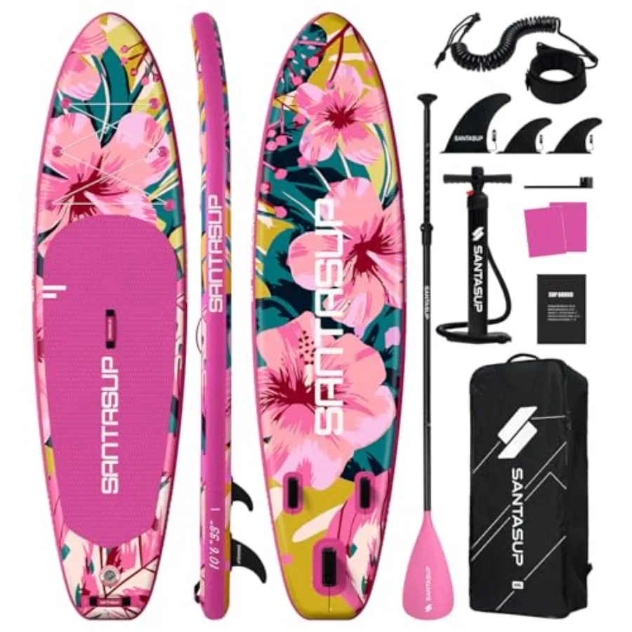 Inflatable Stand Up Paddle Board for adults and youth PVC material blue 10'6/11' wide anti-slip EVA deck includes premium SUP a
Inflatable Stand Up Paddle Board for adults and youth PVC material blue 10'6/11' wide anti-slip EVA deck includes premium SUP a