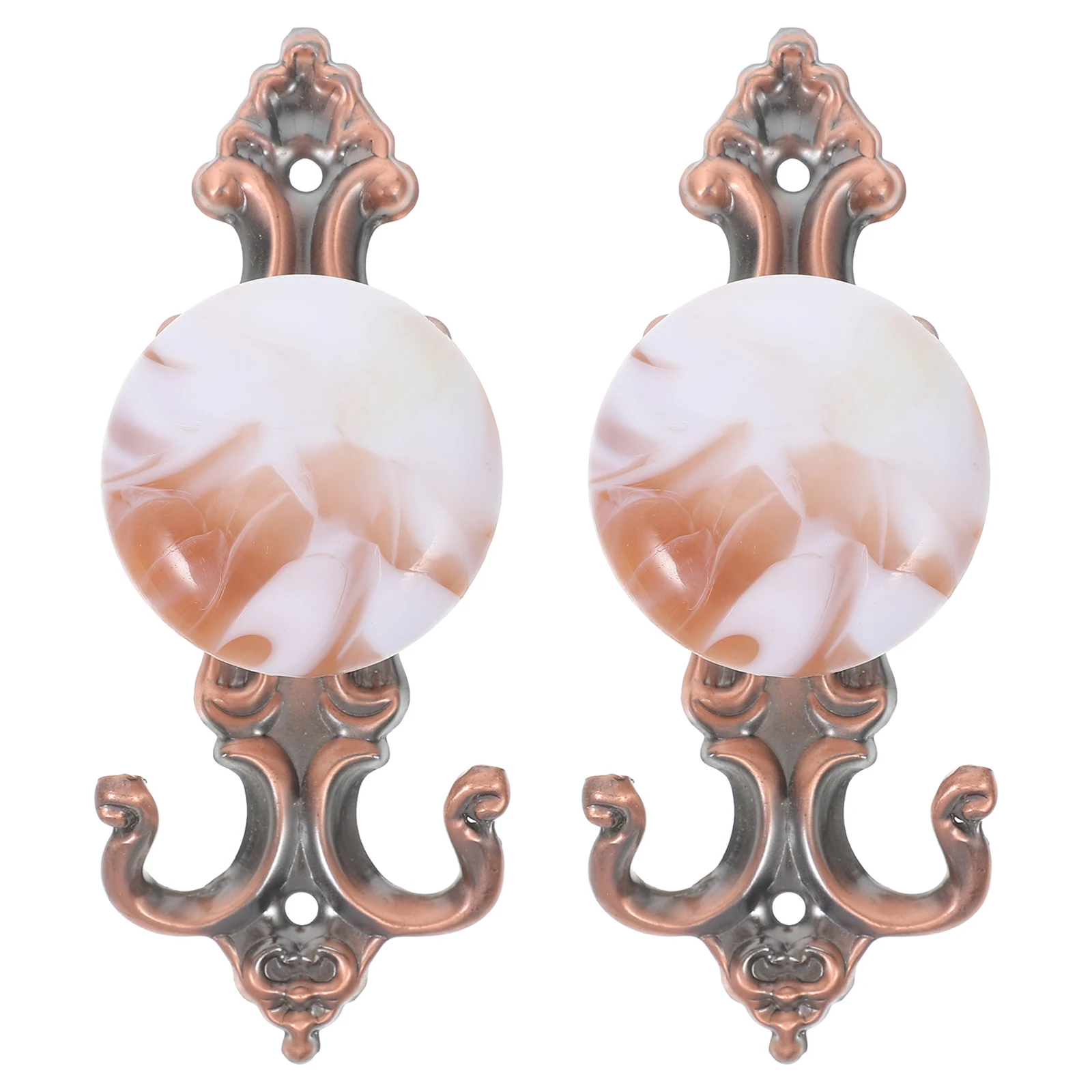 1 Pair Decorative Elegant ABS Iron Wall Coat Hooks Bathroom Towel Robe Backpack Hooks for Home Easy Versatile Storage
1 Pair Decorative Elegant ABS Iron Wall Coat Hooks Bathroom Towel Robe Backpack Hooks for Home Easy Versatile Storage