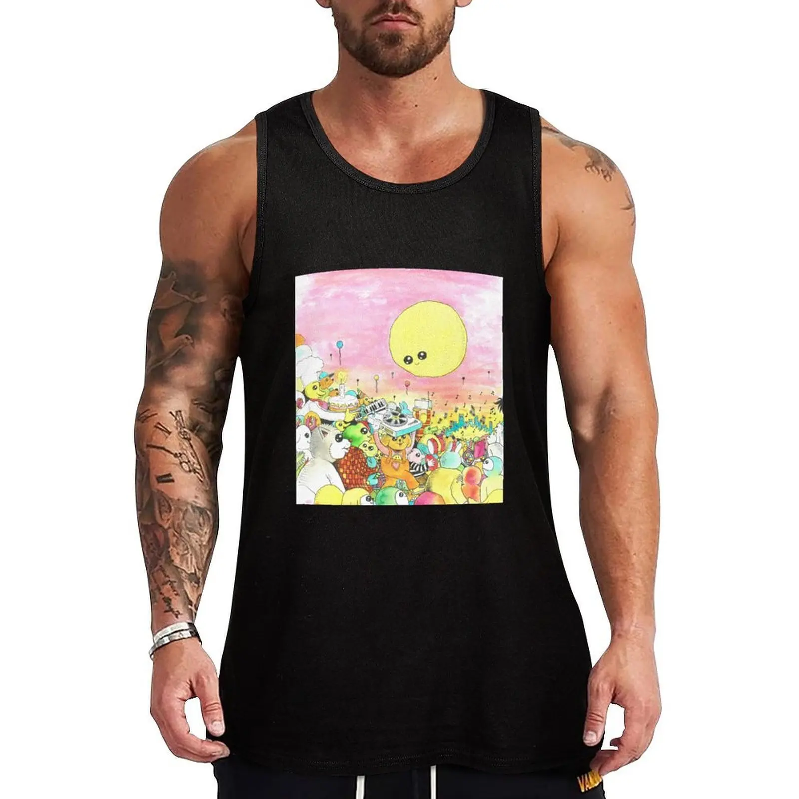 Campfire Melodies Tank Top Summer Print Tank Top Beach Graphic Sleeveless Top
Campfire Melodies Tank Top Summer Print Tank Top Beach Graphic Sleeveless Top