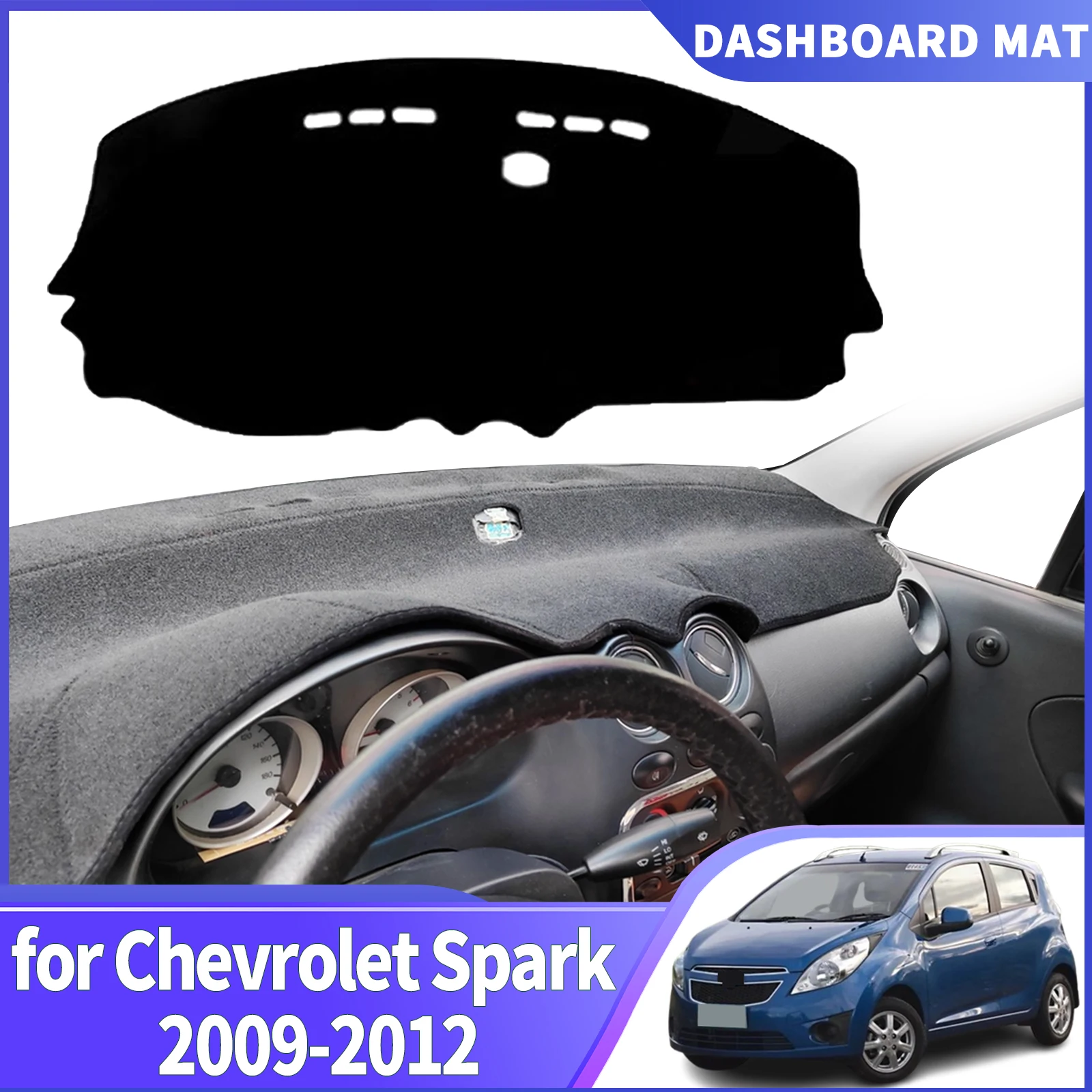 for Chevrolet Spark 2009-2012 Sonic GT Dashmat DashMat Sunshade Dashboard Cover Pad Protective Carpet Car Leather Accessories
for Chevrolet Spark 2009-2012 Sonic GT Dashmat DashMat Sunshade Dashboard Cover Pad Protective Carpet Car Leather Accessories