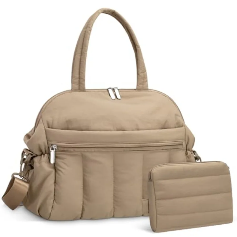 Diaper Bag Tote, Puffer Diaper Tote Bags Crossbody Hospital Bag Travel Large Mommy Bag, with Pacifier Case
Diaper Bag Tote, Puffer Diaper Tote Bags Crossbody Hospital Bag Travel Large Mommy Bag, with Pacifier Case