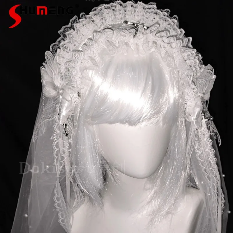 Gothic Dark Black Style Headband New Original Subculture Angel Nun Veil Halloween Japanese Lolita Headband Hair Clip All-season
Gothic Dark Black Style Headband New Original Subculture Angel Nun Veil Halloween Japanese Lolita Headband Hair Clip All-season