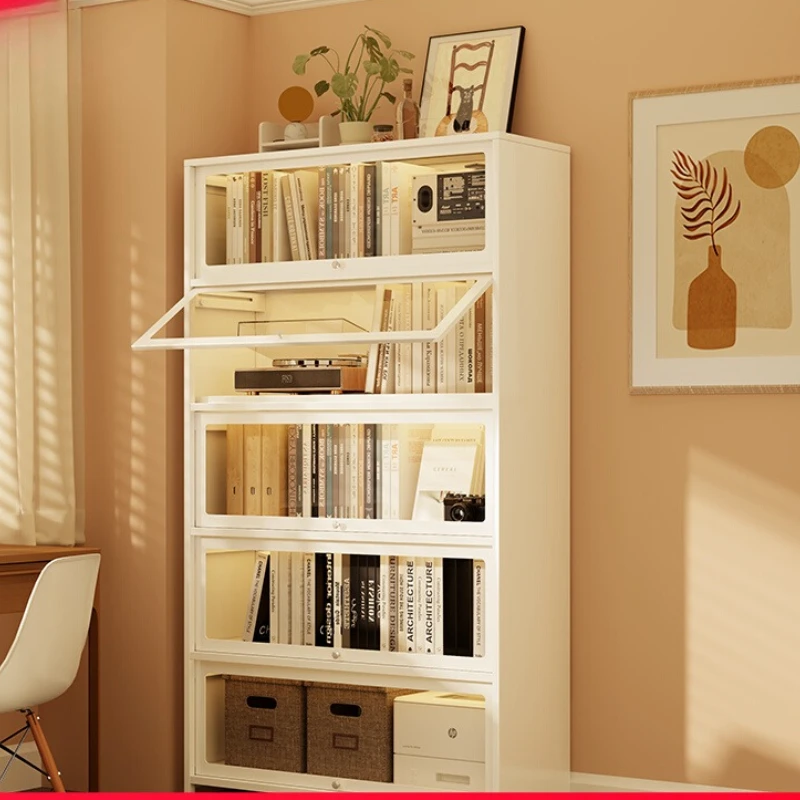 Steel Bookcase with Glass Door Household Living Room Children's Bookshelf Locker Dust Showcase Wrought Iron Shelf
Steel Bookcase with Glass Door Household Living Room Children's Bookshelf Locker Dust Showcase Wrought Iron Shelf