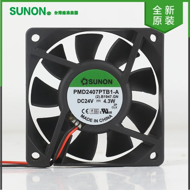 Original SUNON PMD2407PTB1-A 24V 4.3W 7CM 70X70X25MM 7025 3-wire variable frequency fan for the inverter
Original SUNON PMD2407PTB1-A 24V 4.3W 7CM 70X70X25MM 7025 3-wire variable frequency fan for the inverter