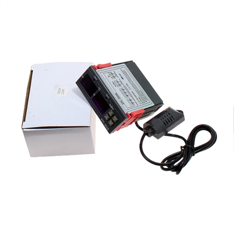 STC-3028 110-220V Temperature Controller Meter Thermostat Humidity Control Hygrometer Controler Thermoregulator Dual LED Display
STC-3028 110-220V Temperature Controller Meter Thermostat Humidity Control Hygrometer Controler Thermoregulator Dual LED Display