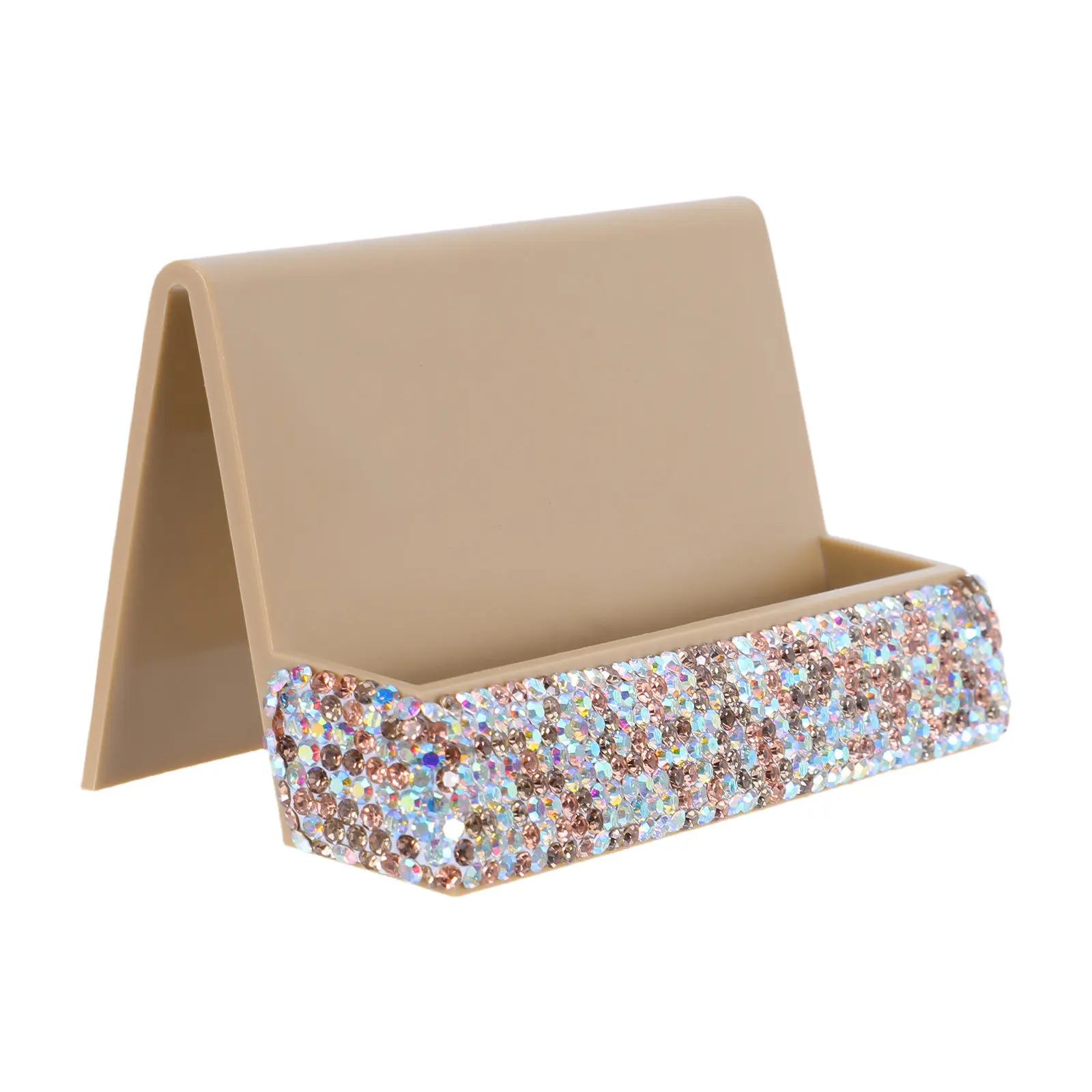 Crystal Rhinestones Business Card Holder Desktop - Sturdy Elegant Card Display Stand for Office Desk Business Networking
Crystal Rhinestones Business Card Holder Desktop - Sturdy Elegant Card Display Stand for Office Desk Business Networking
