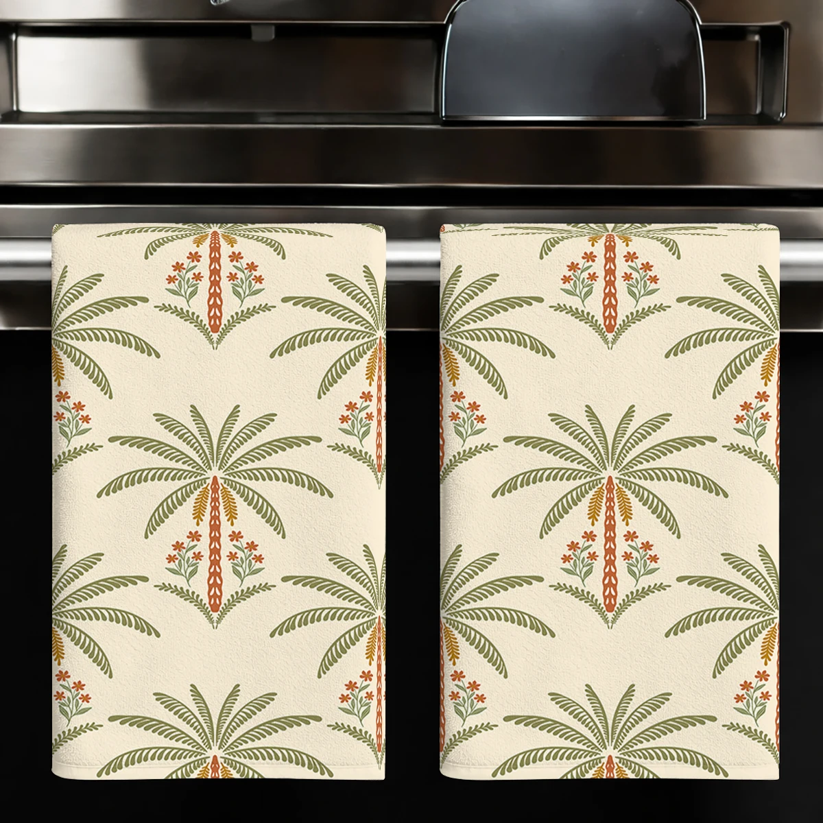 Tropical Coastal Pattern Polyester Dish Cloth - Machine Washable Kitchen Cleaning Cloth for Daily Use
Tropical Coastal Pattern Polyester Dish Cloth - Machine Washable Kitchen Cleaning Cloth for Daily Use