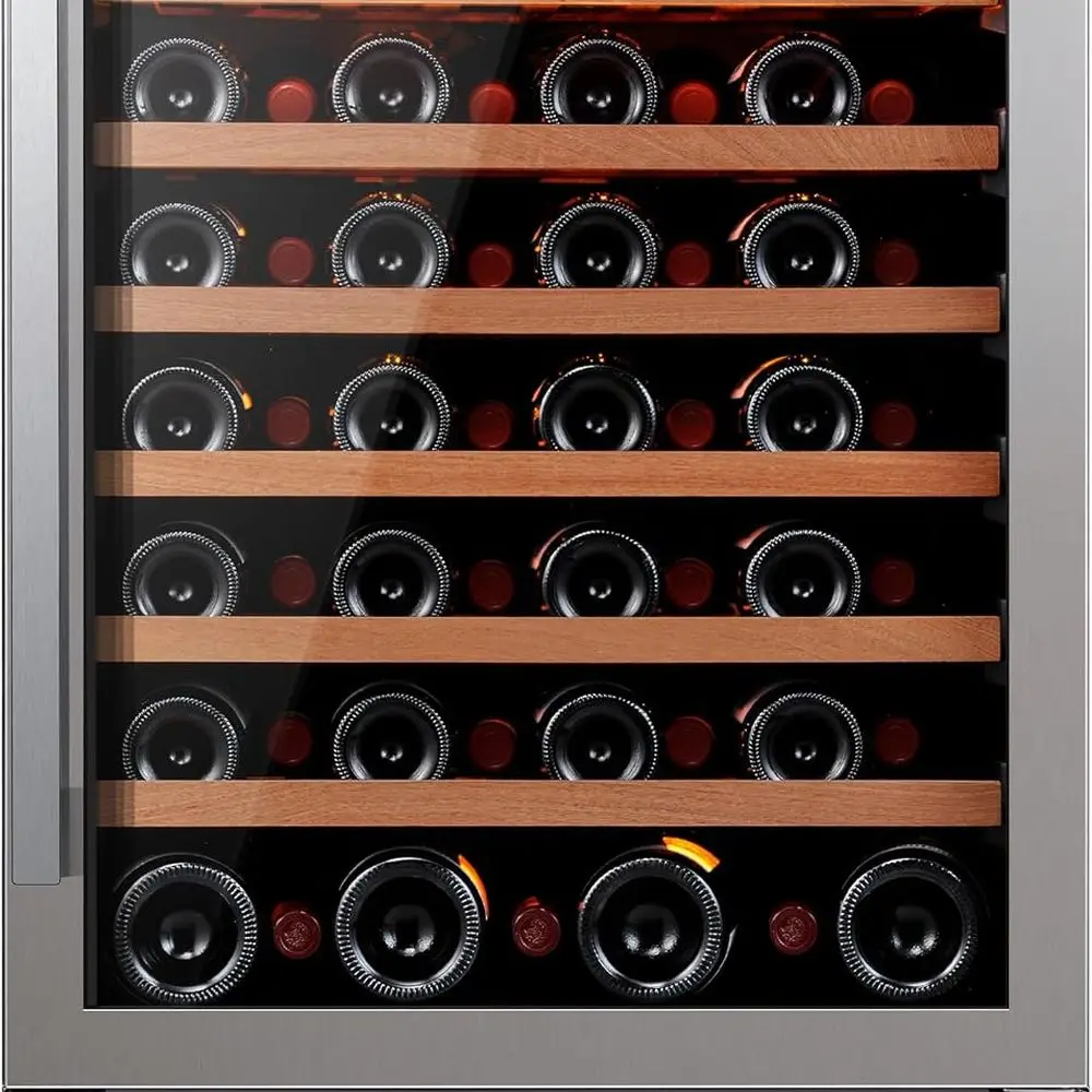 Винный холодильник на 54 бутылки с 24 стеклянными дверцами, 40-65 ° Регулируемая температура, 3 светодиодных фонаря, отдельностоящий/встраиваемый, 5,65 куб. футов, настраиваемый
Винный холодильник на 54 бутылки с 24 стеклянными дверцами, 40-65 ° Регулируемая температура, 3 светодиодных фонаря, отдельностоящий/встраиваемый, 5,65 куб. футов, настраиваемый