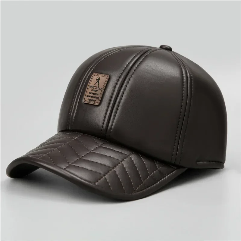 Autumn and Winter Men's Cold Warm Baseball Cap Leather Padded Ear Cotton Cap Outdoor Duck Tongue Hat Windproof Rebound Hat
Autumn and Winter Men's Cold Warm Baseball Cap Leather Padded Ear Cotton Cap Outdoor Duck Tongue Hat Windproof Rebound Hat
