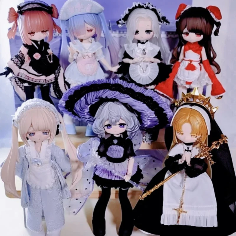 New Poetry in the Box 1/12 BJD Asymptomatic Series Blind Box Maid Doll Mushroom Hat Action Figure Mysterious Box Christmas Gift
New Poetry in the Box 1/12 BJD Asymptomatic Series Blind Box Maid Doll Mushroom Hat Action Figure Mysterious Box Christmas Gift