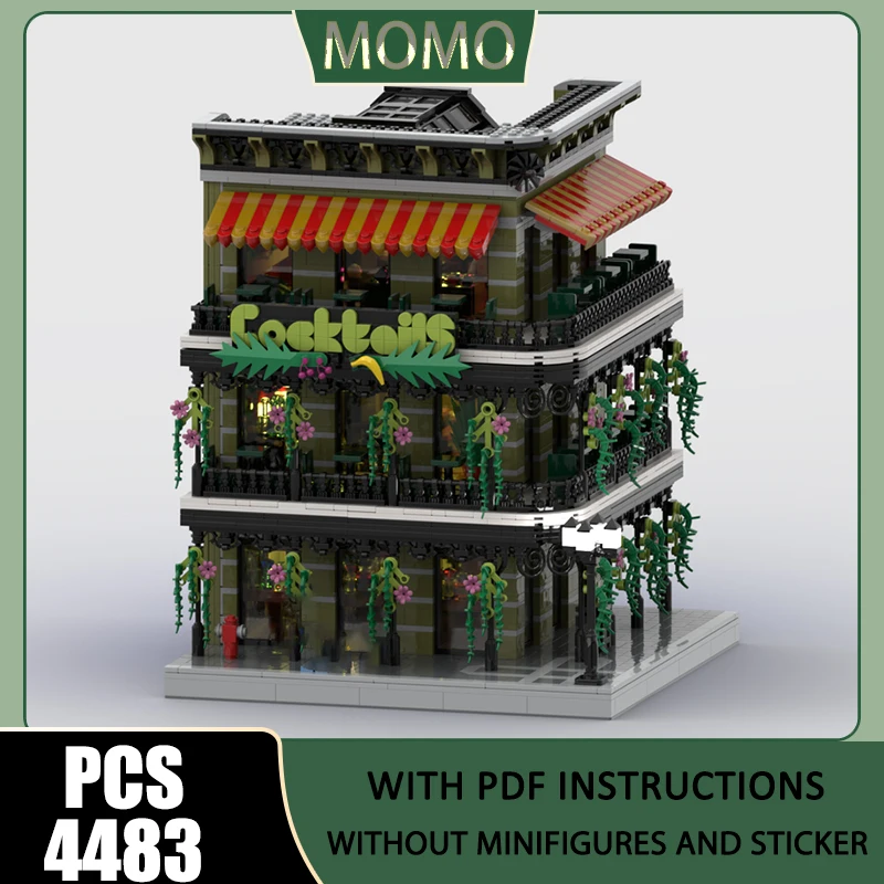 Modular City Building Model Moc Building Blocks New Orleans Cocktail Bar Technology Brick DIY Assembly Construction Holiday Toys
Modular City Building Model Moc Building Blocks New Orleans Cocktail Bar Technology Brick DIY Assembly Construction Holiday Toys