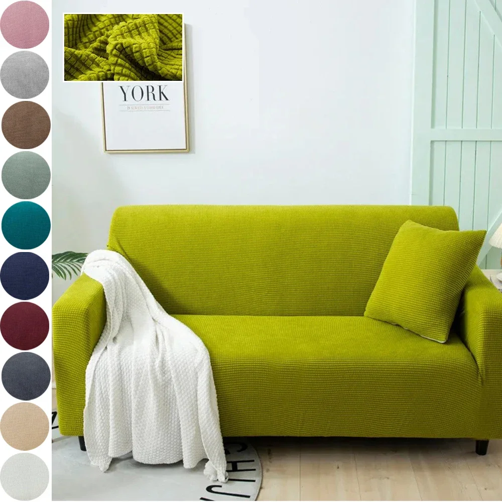 Solid Color Sofa Cover for Living Room Elastic 1/2/3/4 Seater Sofa Cover Four Seasons Universal Sofa Cushion Home Decoration 1pc
Solid Color Sofa Cover for Living Room Elastic 1/2/3/4 Seater Sofa Cover Four Seasons Universal Sofa Cushion Home Decoration 1pc