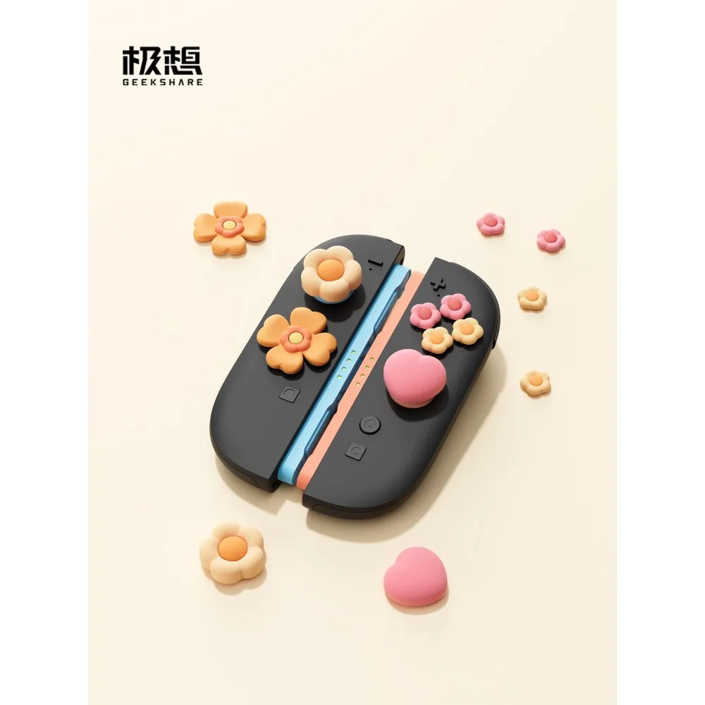 Loving Little Flower Silicone Analog Joystick Thumb Stick Grip Cap Cross Keycap for NS2/Switch Pro Planet Controller Rocker Cap
Loving Little Flower Silicone Analog Joystick Thumb Stick Grip Cap Cross Keycap for NS2/Switch Pro Planet Controller Rocker Cap