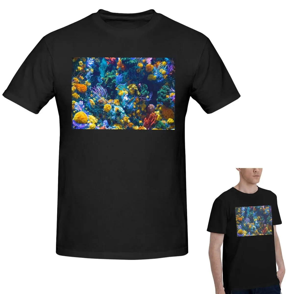 100% хлопок, красочная австралийская коралловая риф с тропической рыбой, мужская забавная футболка большого размера, мужские рубашки с круглым вырезом, топы, S-6XL
100% хлопок, красочная австралийская коралловая риф с тропической рыбой, мужская забавная футболка большого размера, мужские рубашки с круглым вырезом, топы, S-6XL