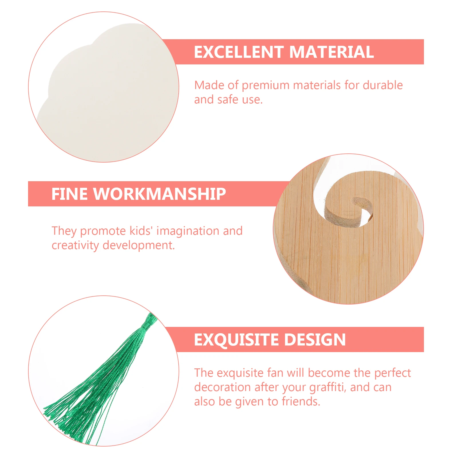 5Pcs Blank Premium Wood Xuan DIY Painting Craft Diy Paper Fans Interactive Diy Painting Paper Fan Gifts Decor
5Pcs Blank Premium Wood Xuan DIY Painting Craft Diy Paper Fans Interactive Diy Painting Paper Fan Gifts Decor