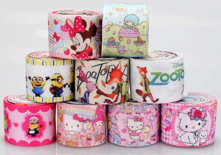 38mm/1.5'' Mixed Random Cartoon Character Disney Sanrio Printed Grosgrain Ribbon,1 Yard of Each Design
38mm/1.5'' Mixed Random Cartoon Character Disney Sanrio Printed Grosgrain Ribbon,1 Yard of Each Design