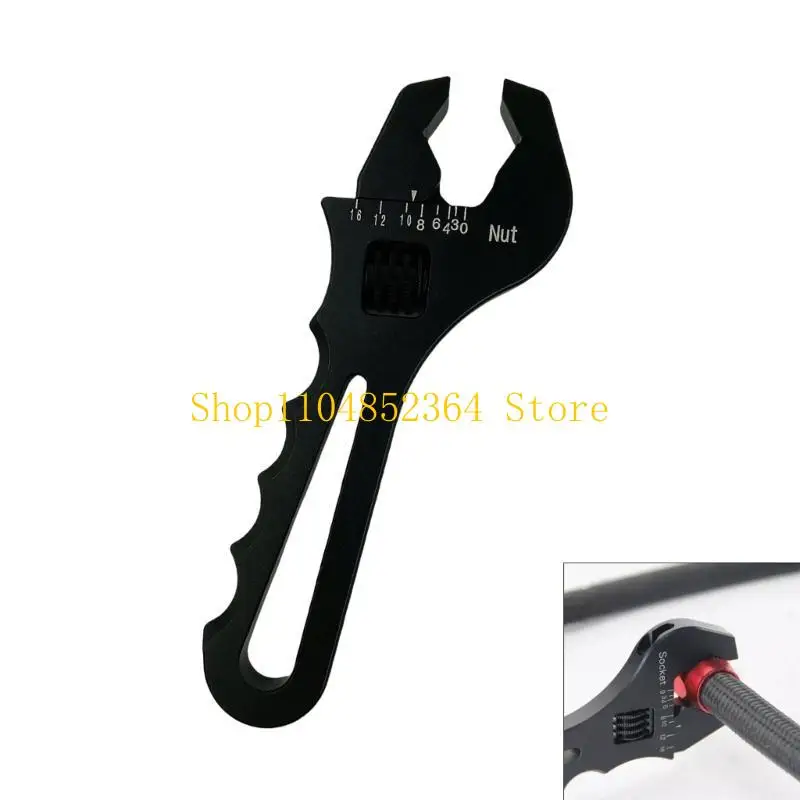 652F Adjustable AN Aluminum Wrench Hose Fitting Tool Aluminum Spanner AN3-AN12 Wrench
652F Adjustable AN Aluminum Wrench Hose Fitting Tool Aluminum Spanner AN3-AN12 Wrench