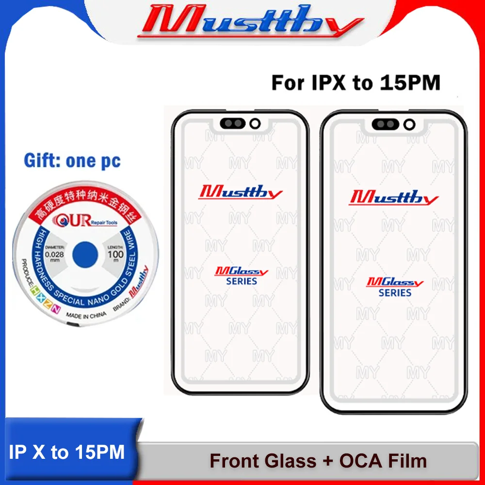 Наружная панель дисплея Musttby 15promax с OCA + высокопрочный режущий Золотой провод для iPhone 15 14 13 12 11 Pro X XS Max, 10 шт.
Наружная панель дисплея Musttby 15promax с OCA + высокопрочный режущий Золотой провод для iPhone 15 14 13 12 11 Pro X XS Max, 10 шт.